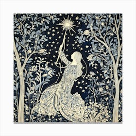 Fairy In The Forest Canvas Print