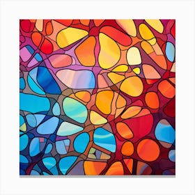 Stained Glass Background 5 Canvas Print