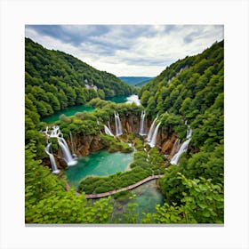 Plitvice Lakes Canvas Print