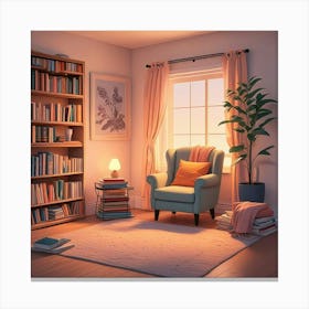 Living Room Art Canvas Print