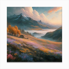 Landscape Painting 19 Canvas Print