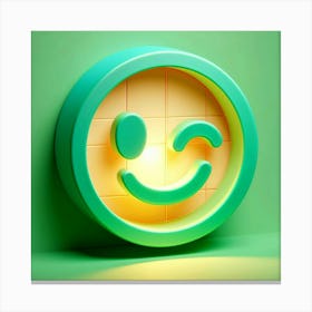 Smiley Face 29 Canvas Print