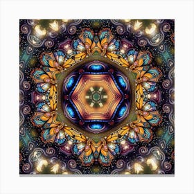 Psychedelic Mandala 24 Canvas Print