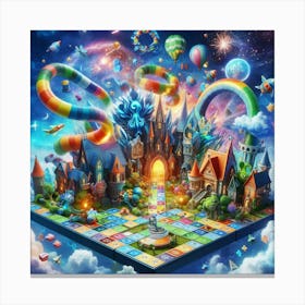 Games #19 by Cam Views Canvas Print