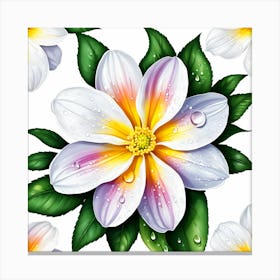 Hawaiian Flower Canvas Print