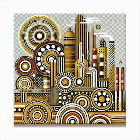 Abstract City Canvas Print Canvas Print