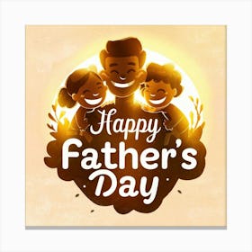 Happy Father'S Day 5 Canvas Print