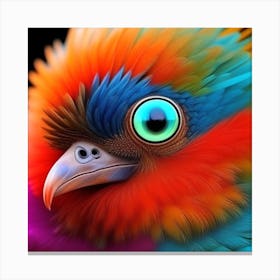 Colorful Bird 20 Canvas Print