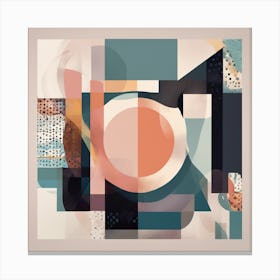 Abstract Geometric Art Prints and Posters 1 Canvas Print