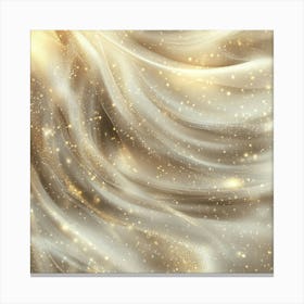 Gold Glitter Background Canvas Print