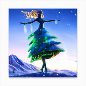 Ballerina Tree 004 Canvas Print