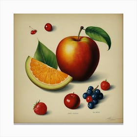 Fruit And Berries 1 Canvas Print