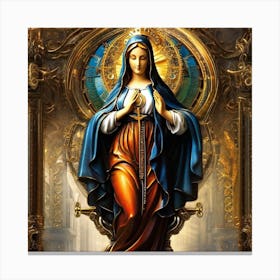 Virgin Mary 27 Canvas Print