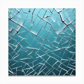 Broken Glass Background 11 Canvas Print