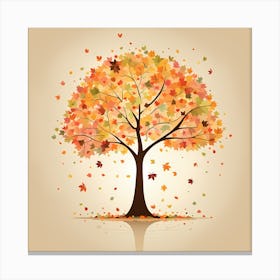 Seasons of Blossom 4 VECTOR ART Canvas Print