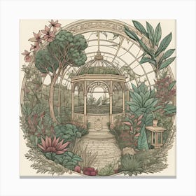 Botanical Garden Tropics 2 Canvas Print