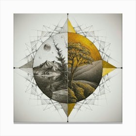 Compass Canvas Print