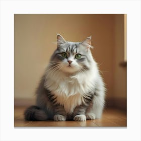 Portrait Of A Cat 4 Canvas Print