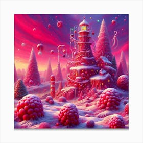 Pink Castle Canvas Print