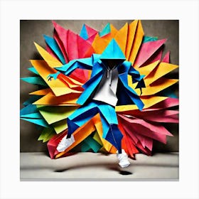 Origami Dancer 101 Canvas Print