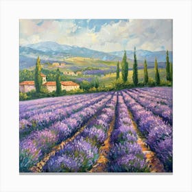 Lavender Field 9 Canvas Print