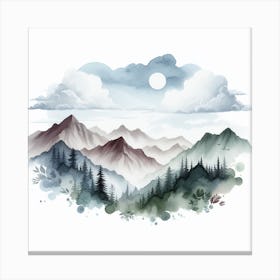 Mountains Canvas Print