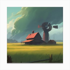 Windmill Canvas Print