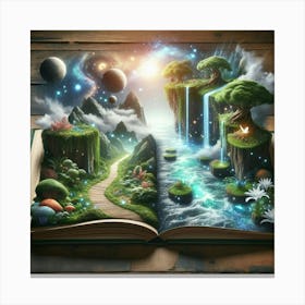 Book Art 1 Canvas Print