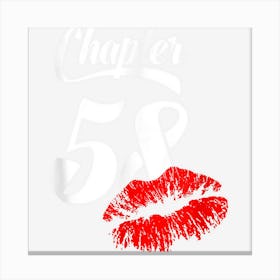 Womens 58th Birthday Lips Chapter 58 Years Old 1964 Canvas Print