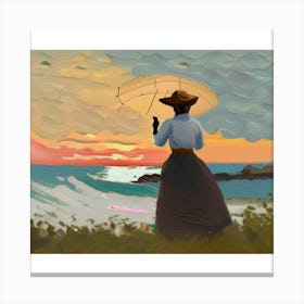 By the Shore Canvas Print