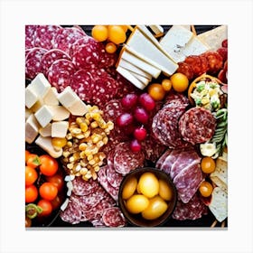 Charcuterie 3 Canvas Print