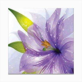 Purple Flower Canvas Print