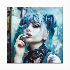 Punker Girl Canvas Print