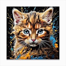 A Cute Kitten Canvas Print