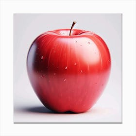 Red Apple Canvas Print