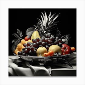Fruit In A Bowl Canvas Print