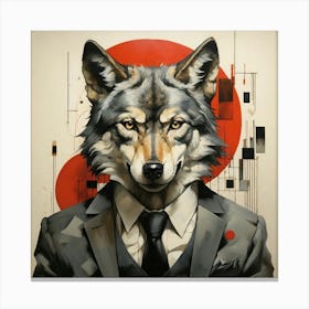 Mr. Wolf 3 Canvas Print