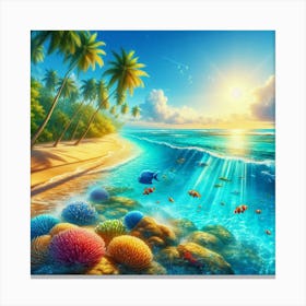 Ocean Scene Canvas Print