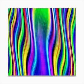 Abstract Wavy Lines 4 Toile