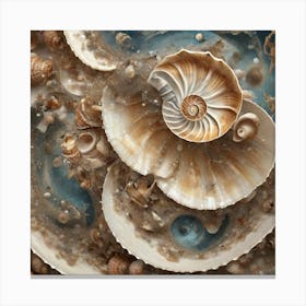 She sells seashells Canvas Print