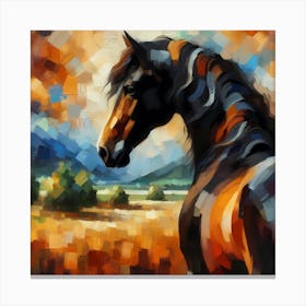 Horse Painting 7 Canvas Print