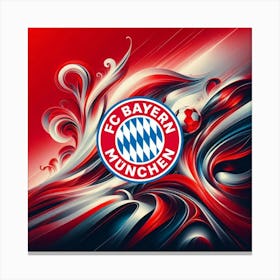 FC Bayern München Logo Wall Art 9 Canvas Print