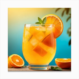 Orange Juice Canvas Print
