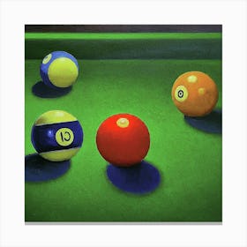 Billiards Canvas Print