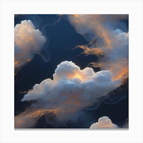 Vapour cloud Canvas Print