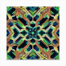 Abstract Fractal Pattern Canvas Print