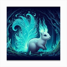 A mystical squirrel Canvas Print