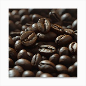 Coffee Beans 155 Canvas Print