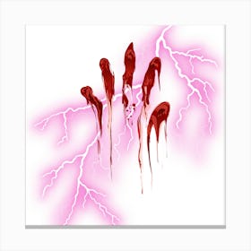 Blood And Lightning Canvas Print