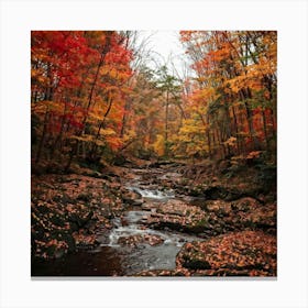 Autumn In The Woods Canvas Print